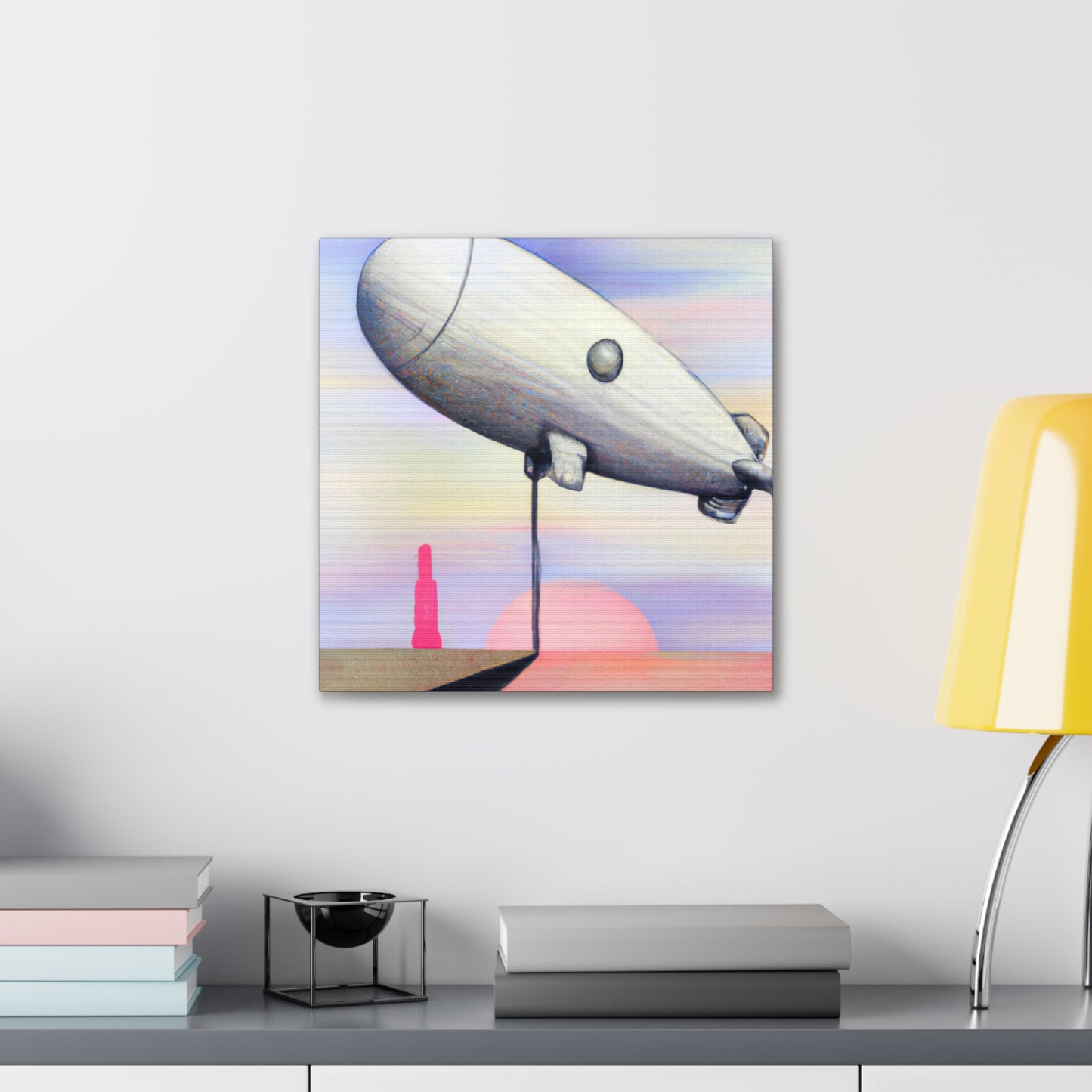 "Ascending Blimp Dreaming" - Canvas