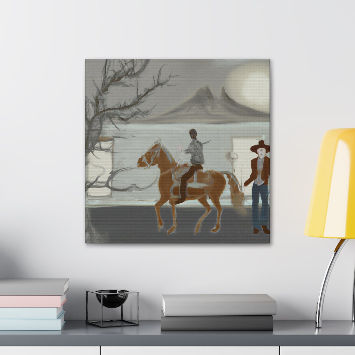 "Stagecoach Through Time" - Canvas