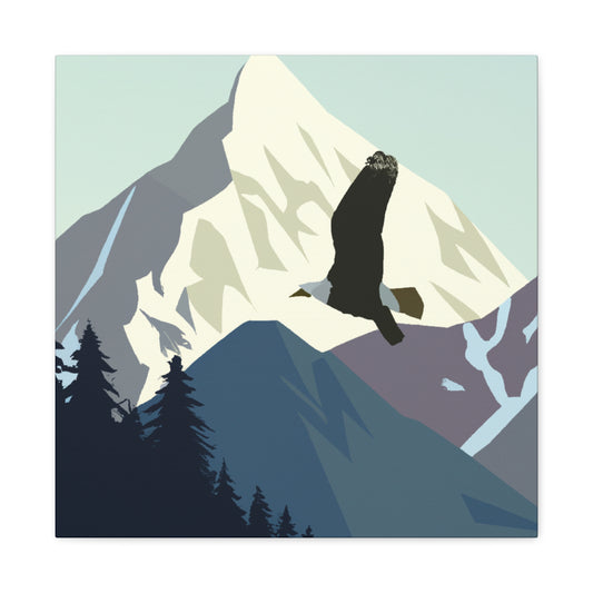 "Bald Eagle: Minimalism" - Canvas