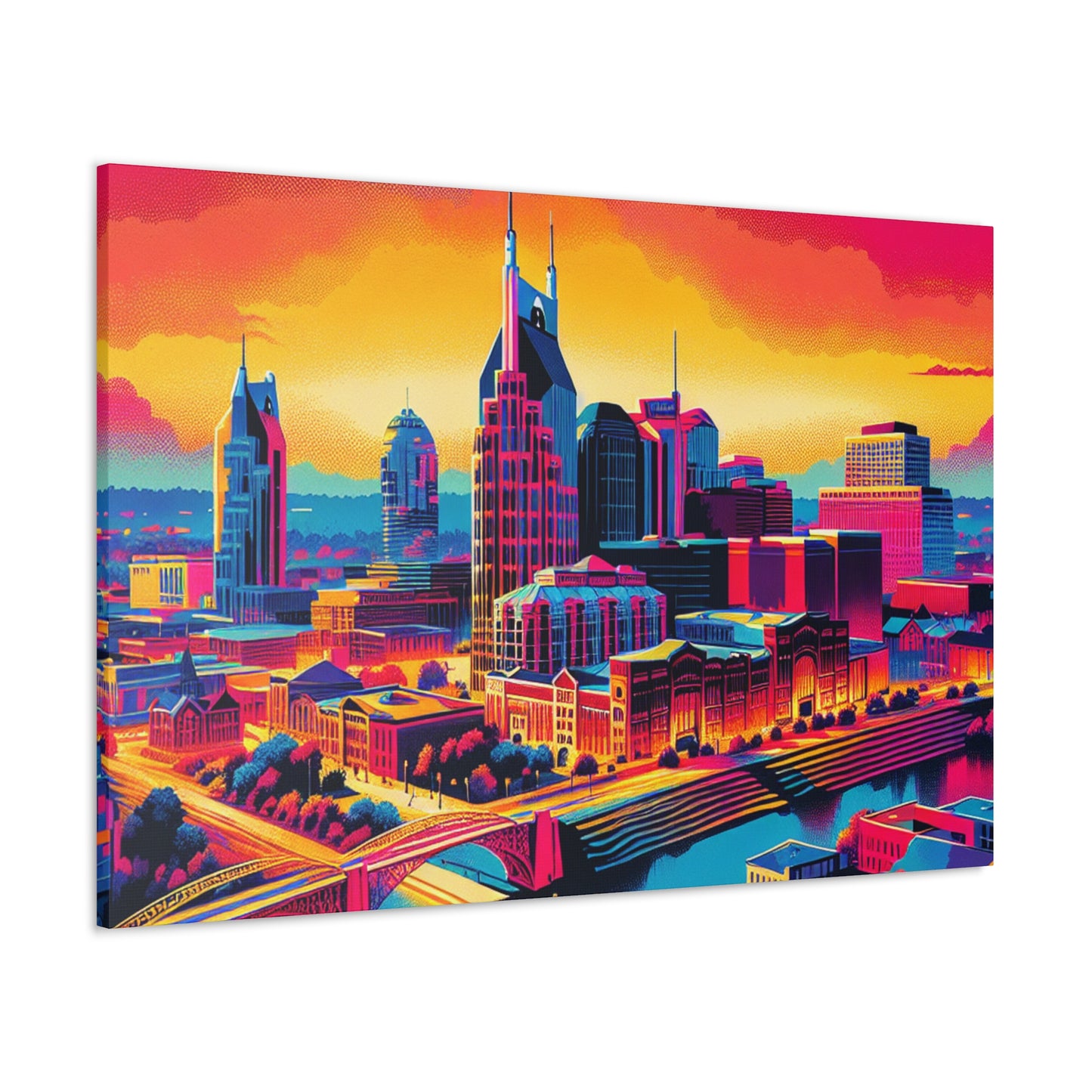 "Melodic City Vibe" - Canvas