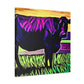 "Herd of Black Angus" - Canvas