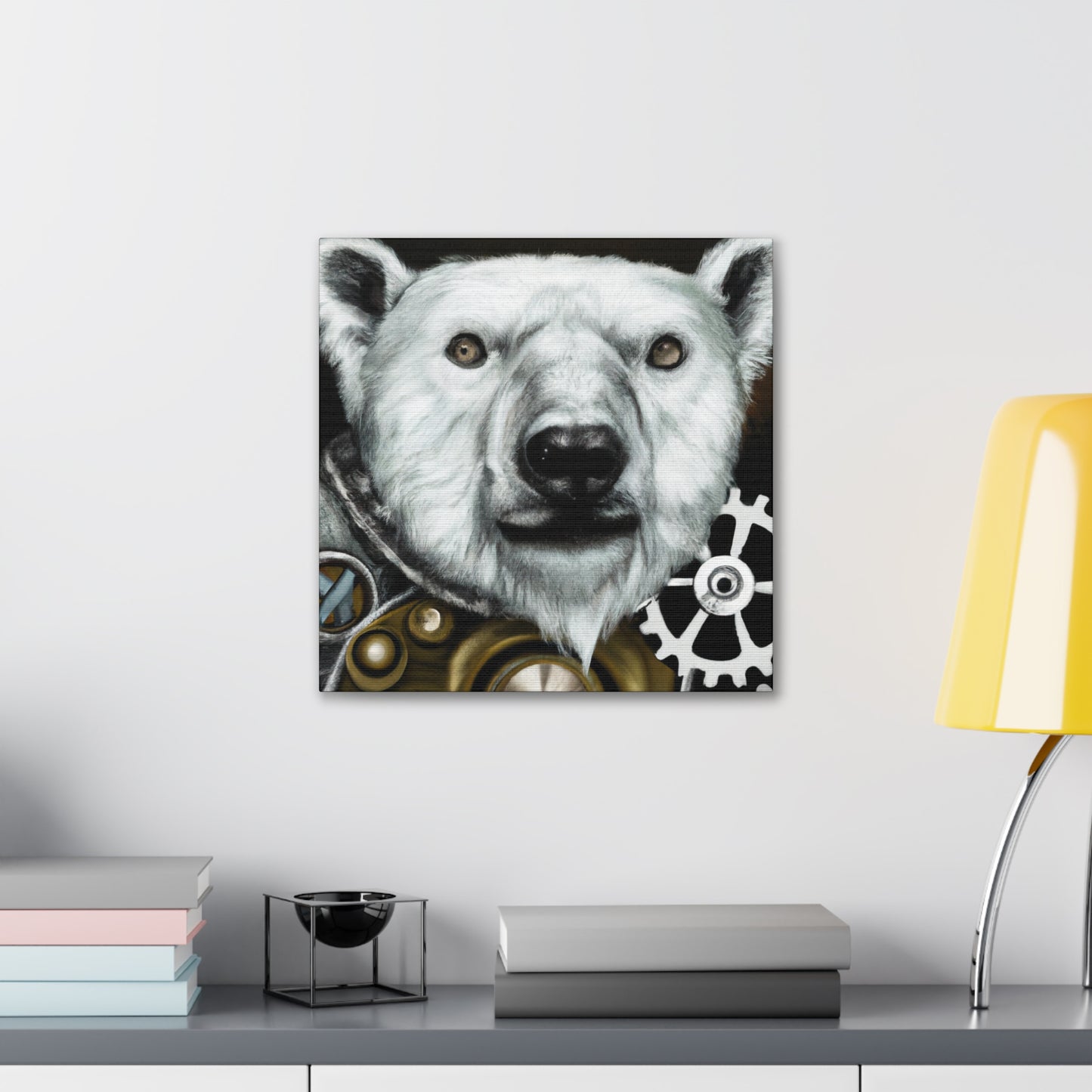 Polar Bear Steampunk Dream - Canvas