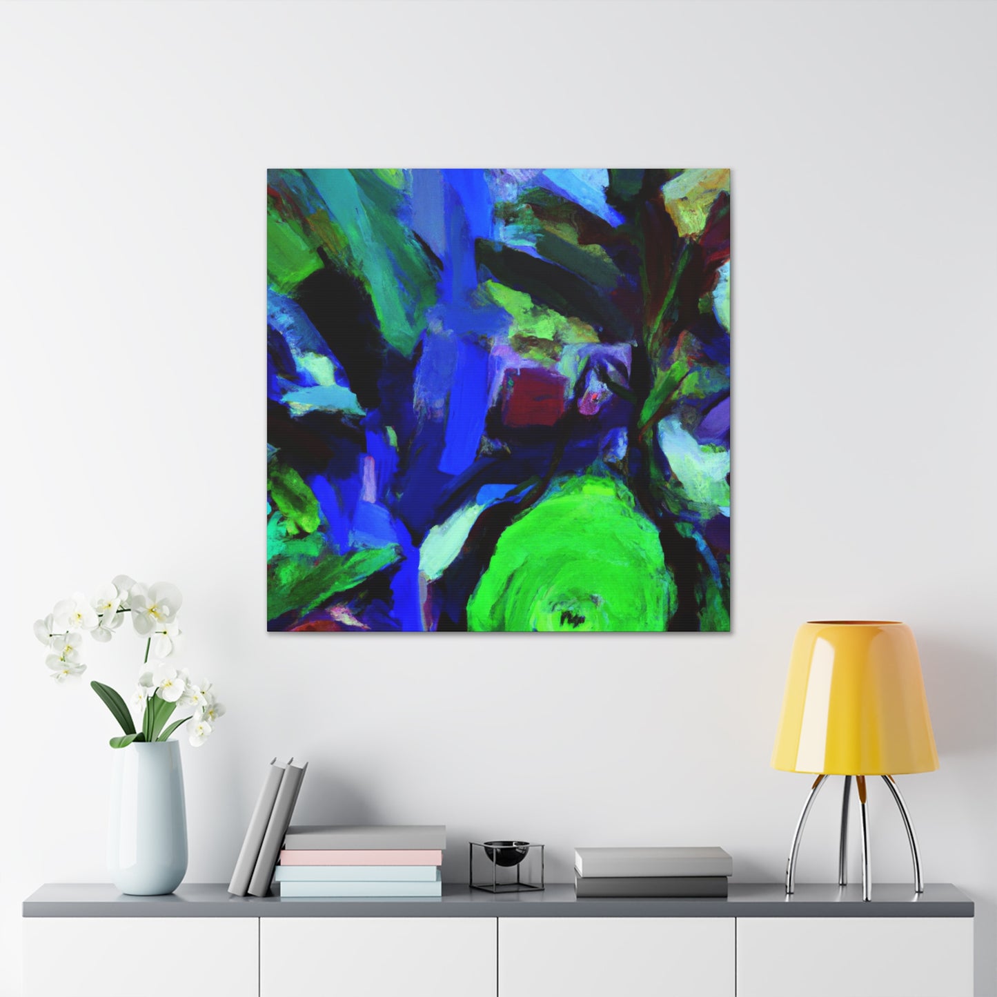 Vibrant Veggie Mural - Canvas