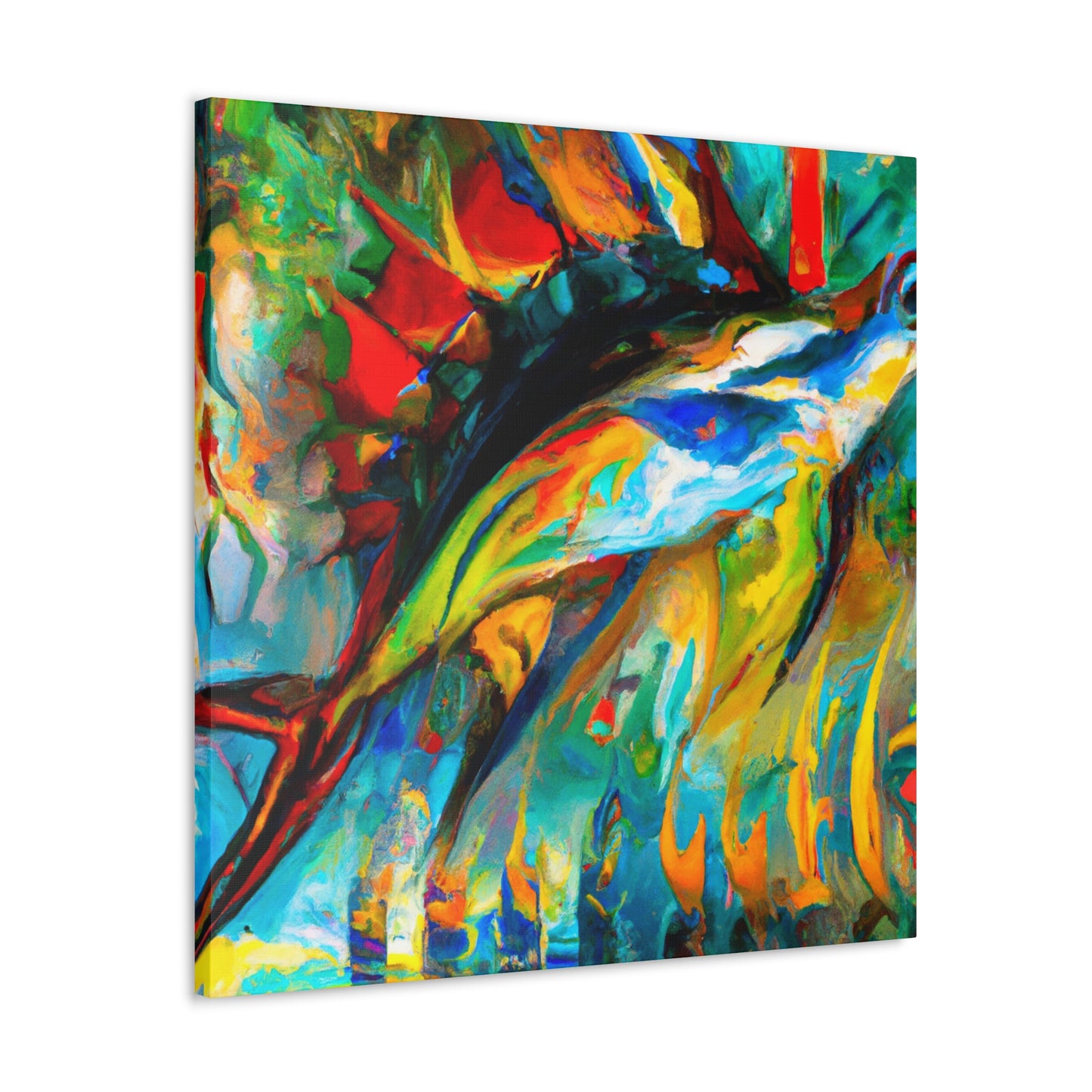 "Sailfish Under the Waves" - Canvas