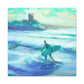 "Surfing on Sunshine Waves" - Canvas