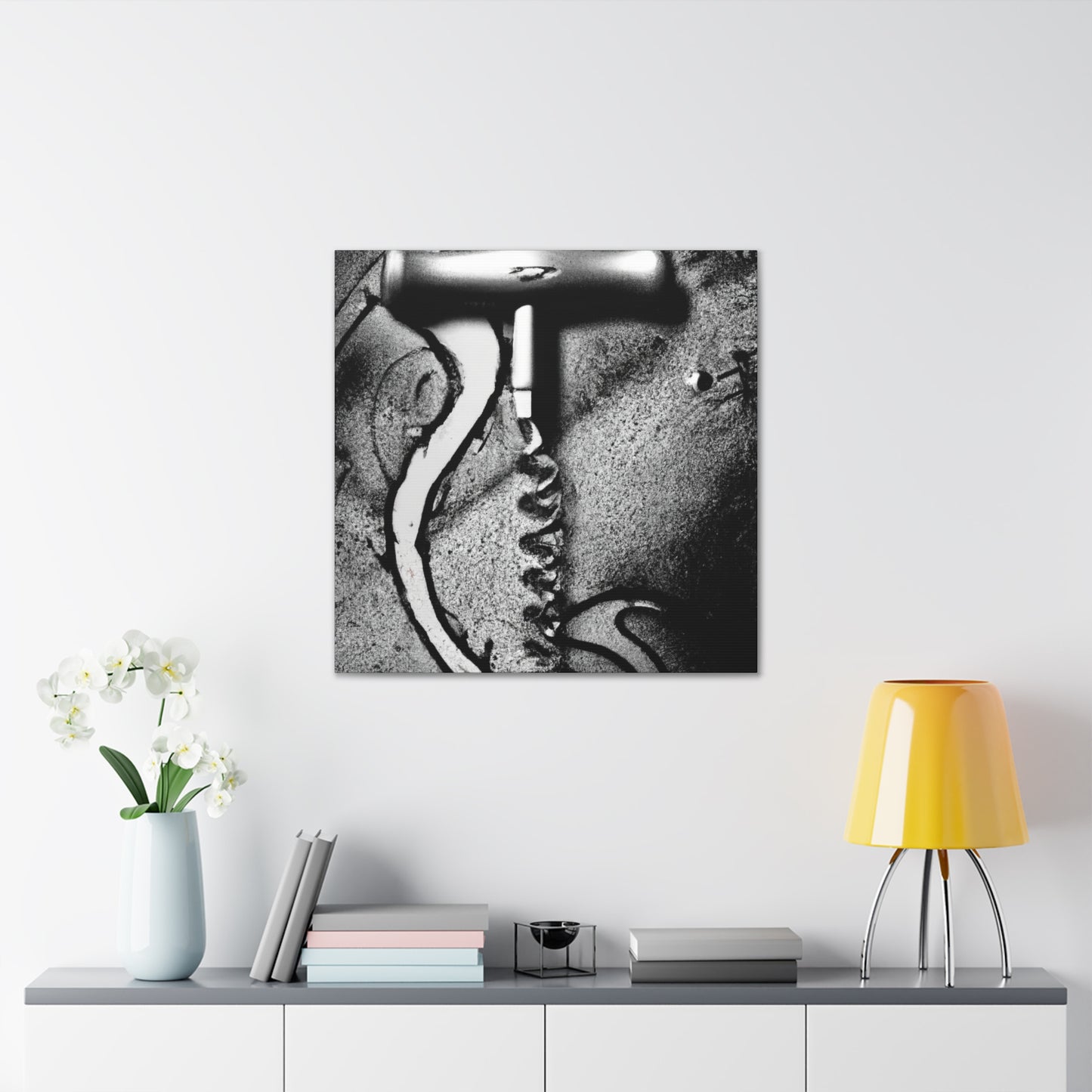 Corkscrew Curves Swirl - Canvas