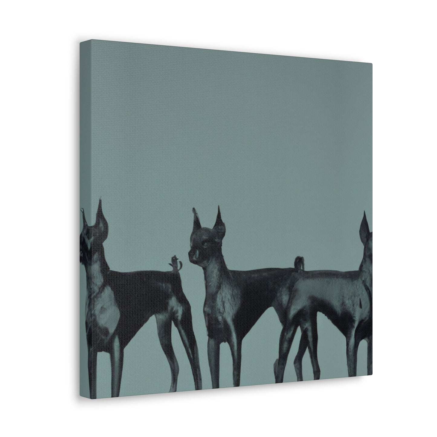 Doberman Dreamscape Scene - Canvas