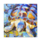 "Box Turtle in Impressionism" - Canvas