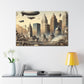 "Copper City Twilight Mirage" - Canvas