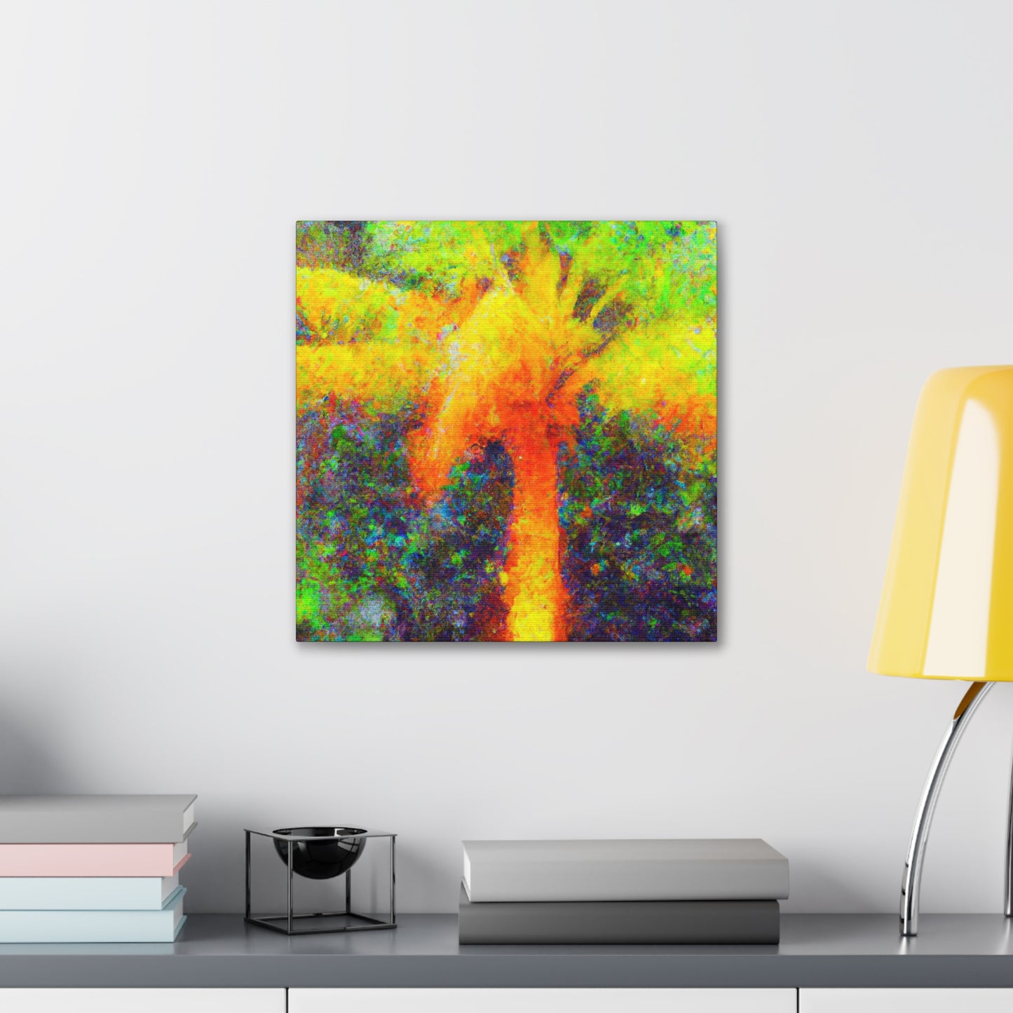 Palm Tree Impressionism - Canvas