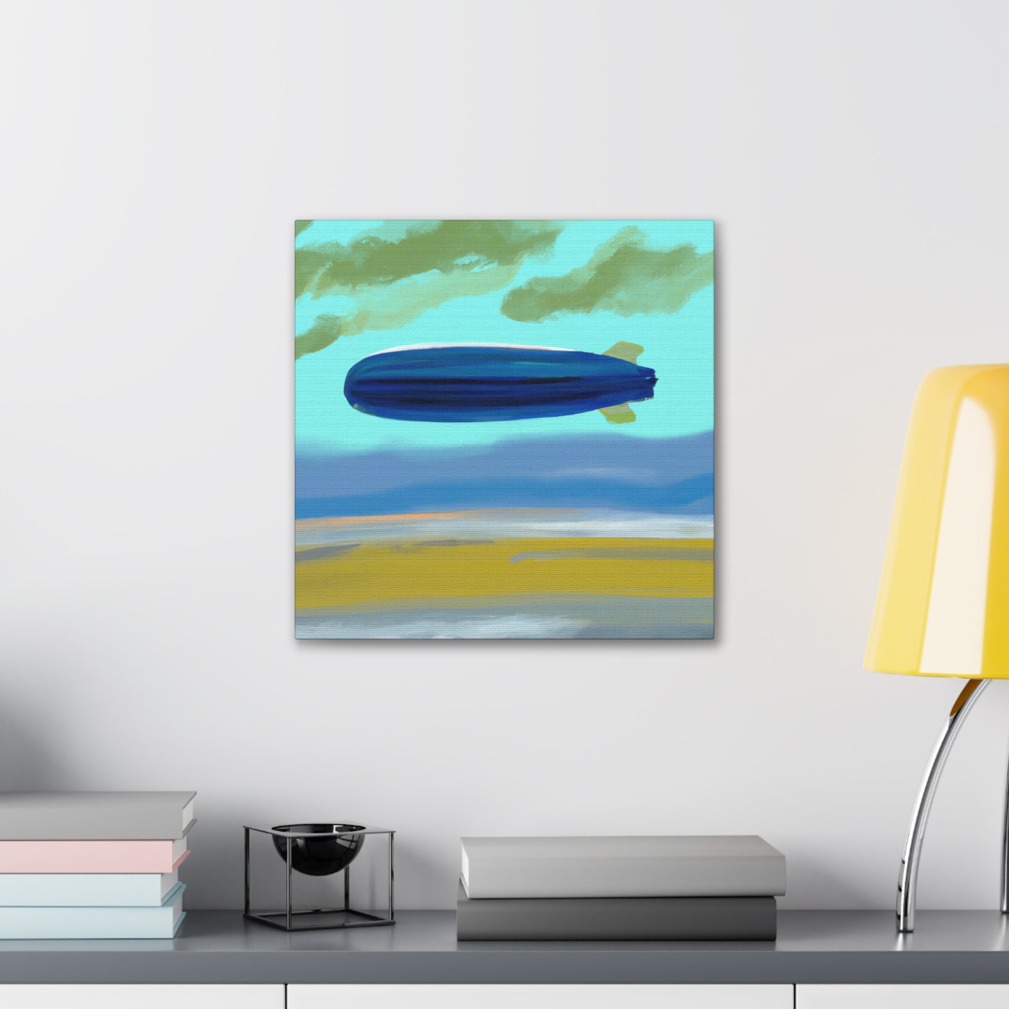 "Blimp in Abstraction" - Canvas