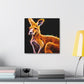 Kangaroo in Starlight - Canvas