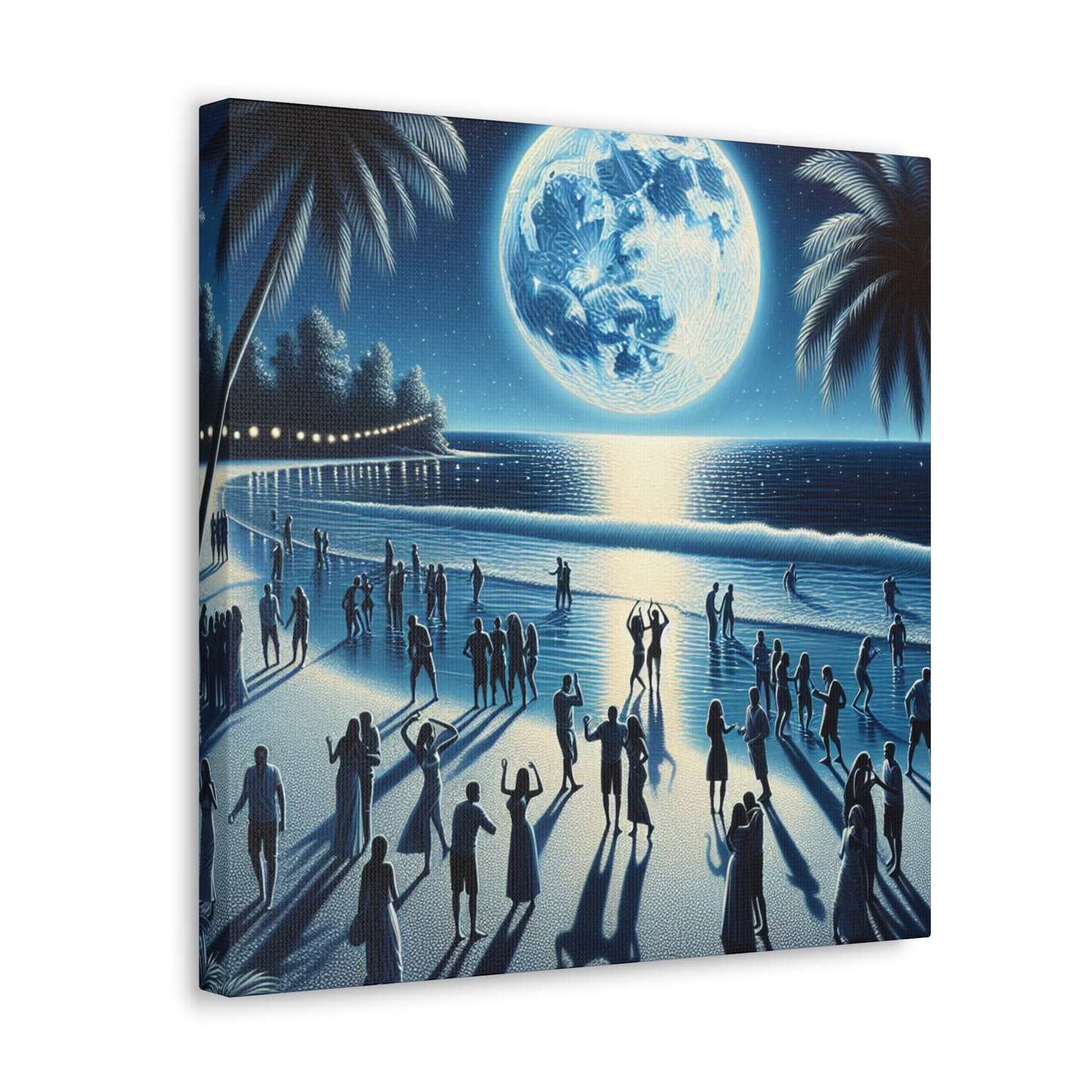 Midnight Shore Soirée - Canvas