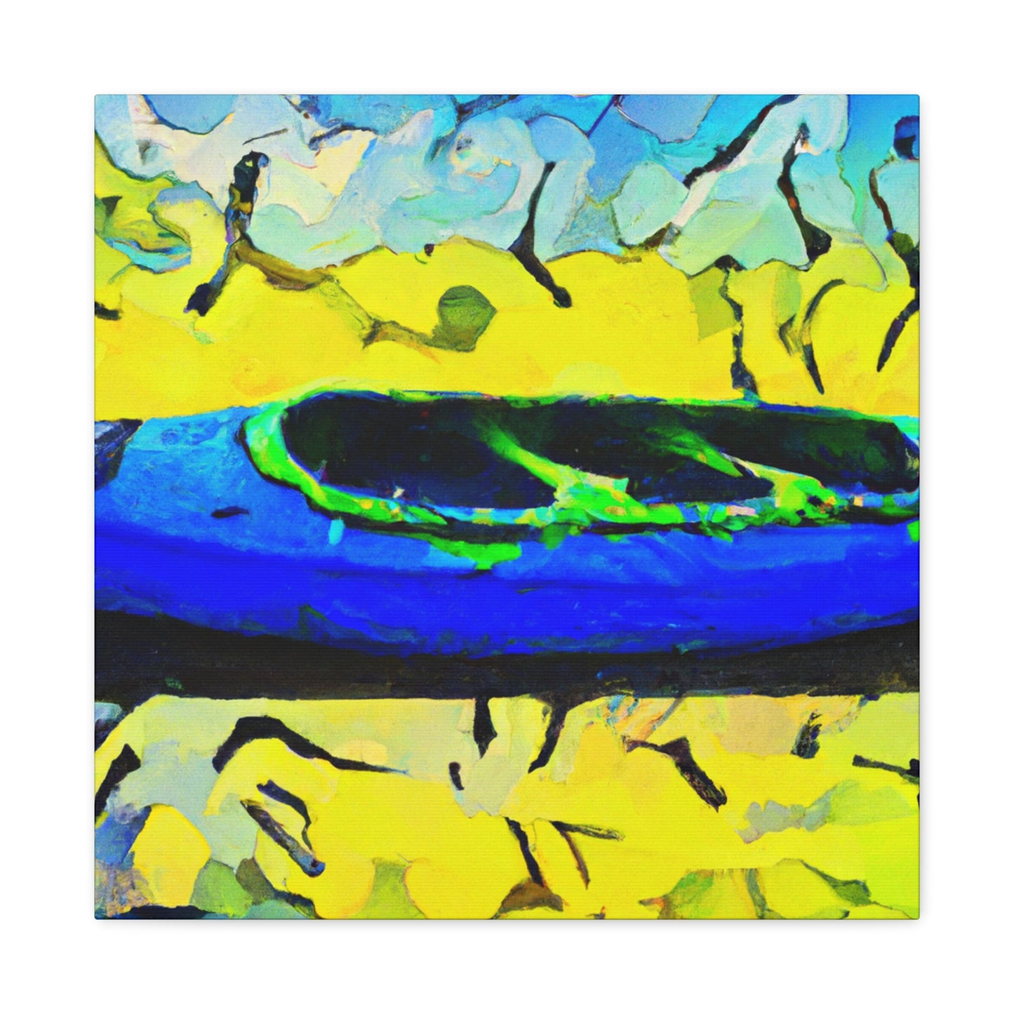 Kayaking on Canvas - Canvas