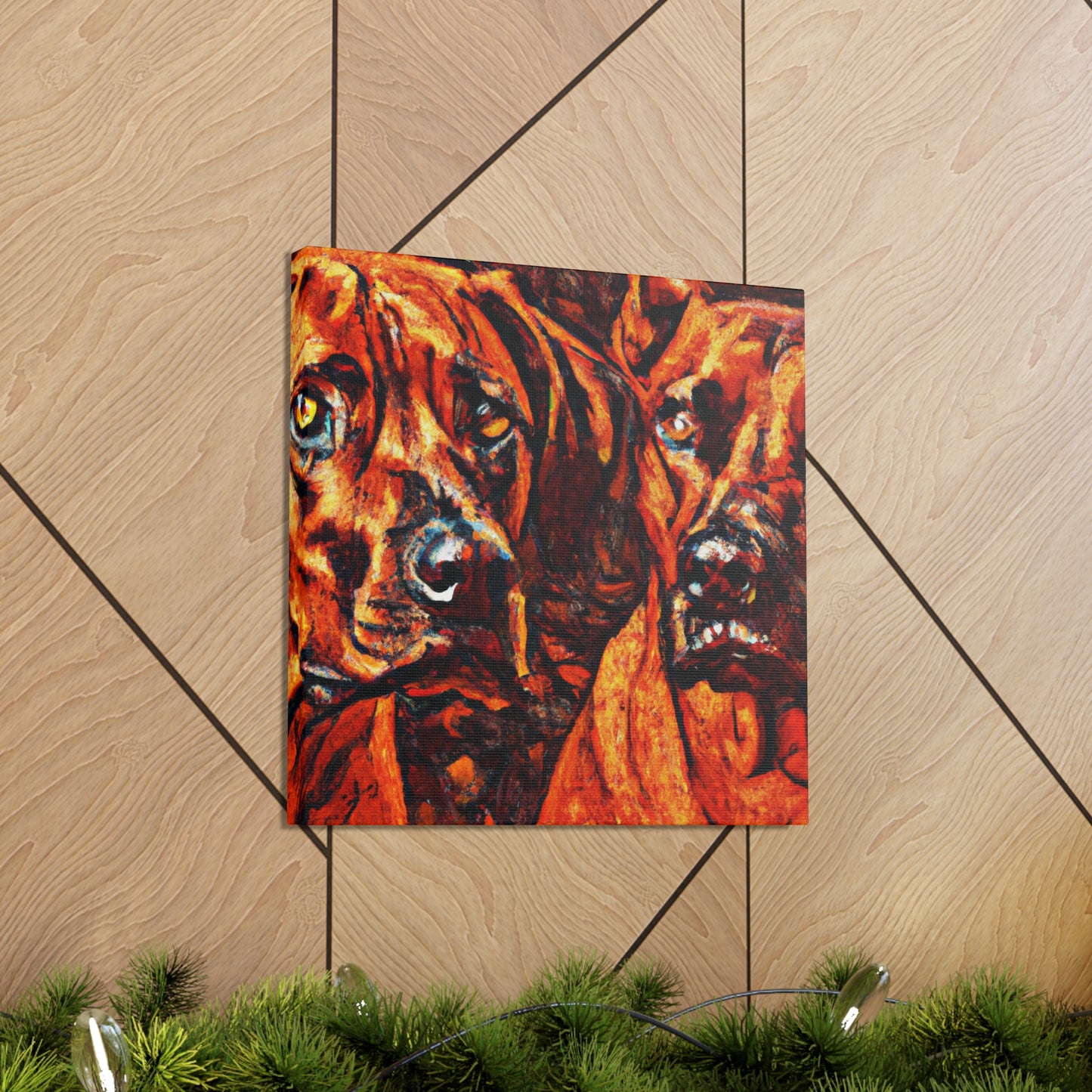 "Ridgeback in Reflection" - Canvas