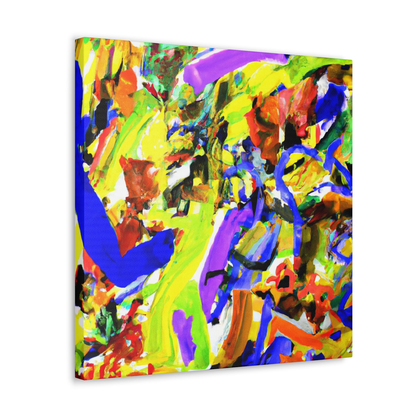 "Expressive Colorful Maize" - Canvas