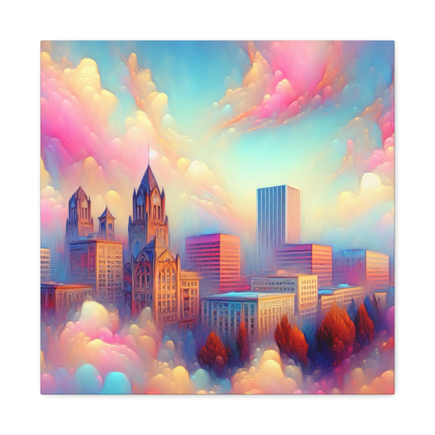 Dreams of Rose City - Canvas