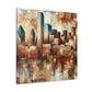 "Vibrant Urban Texan Impression" - Canvas