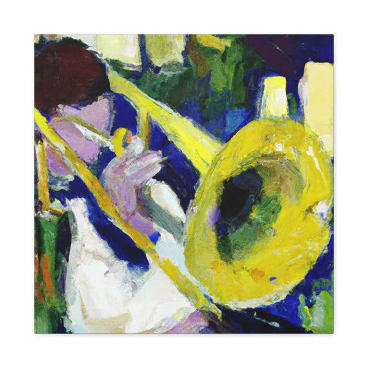 Trombone in Abstraction - Canvas