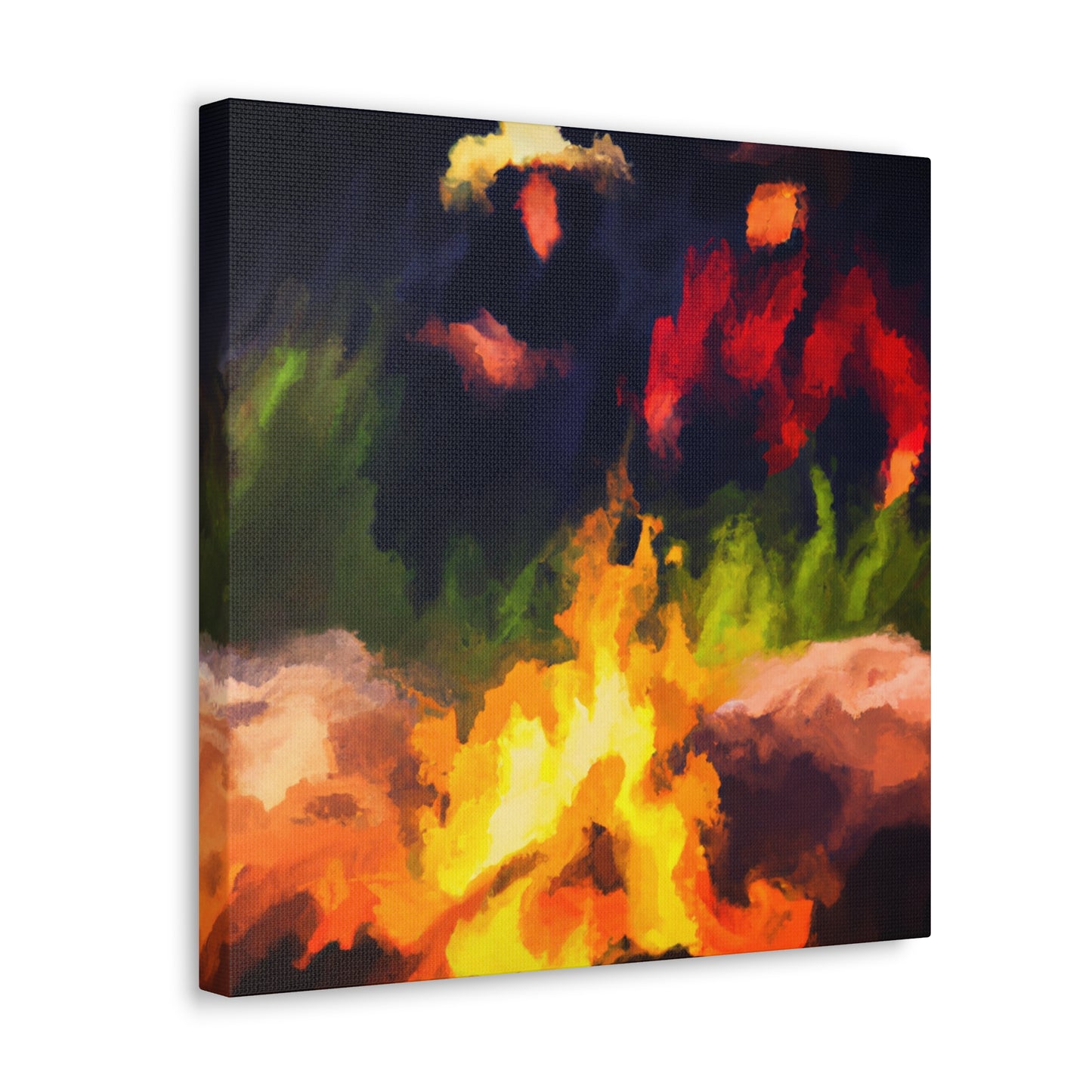 Campfire Embers Glowing - Canvas