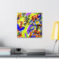 "Expressive Colorful Maize" - Canvas