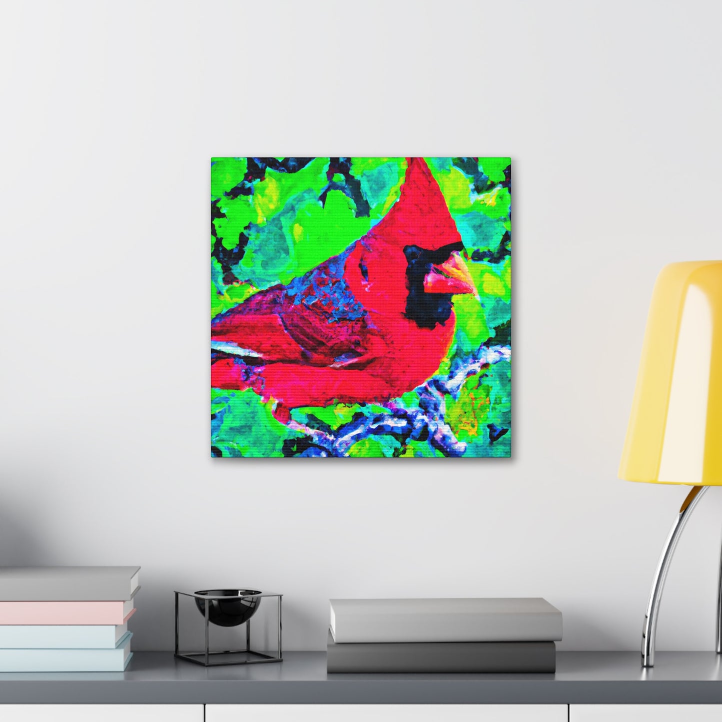 "Northern Cardinal Brilliance" - Canvas