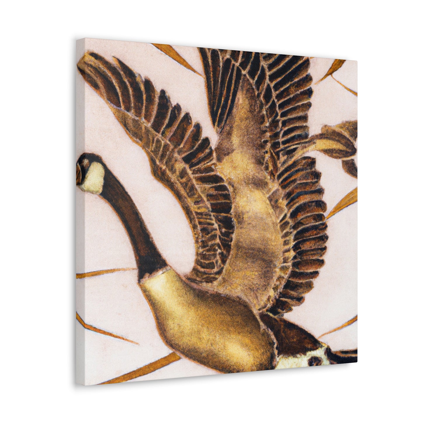 "Canada Goose in Flight" - Canvas