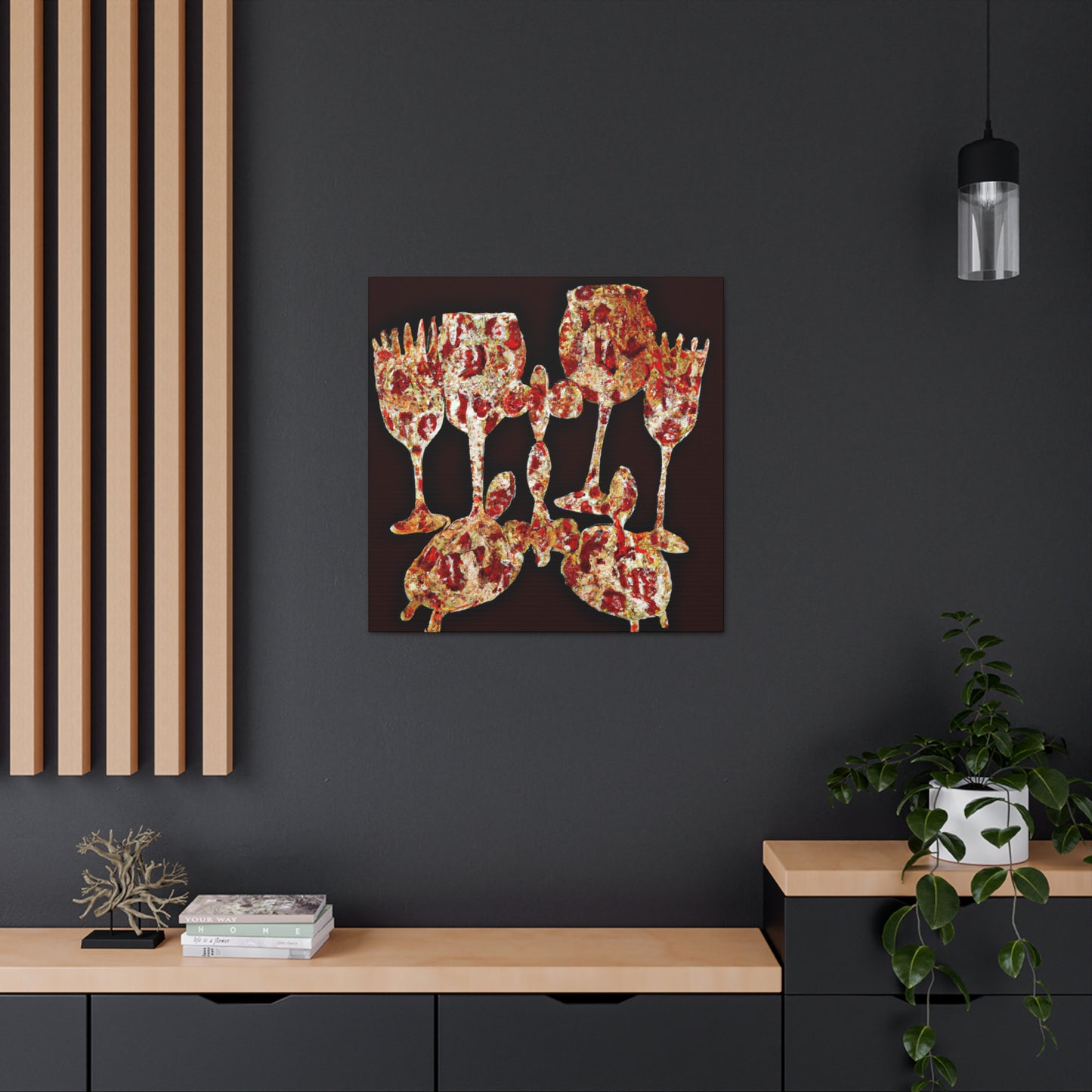 Feast on a Table - Canvas