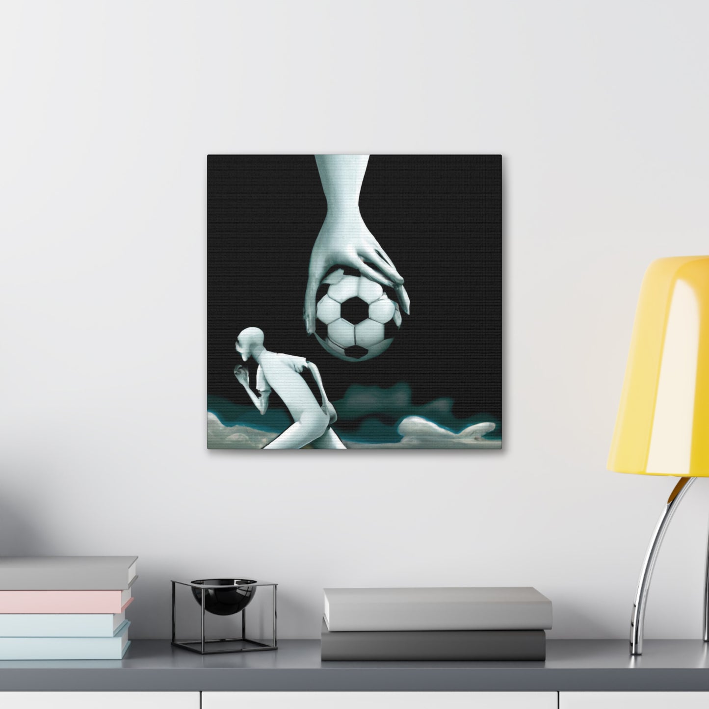 "Soccer: Artistic Expression" - Canvas