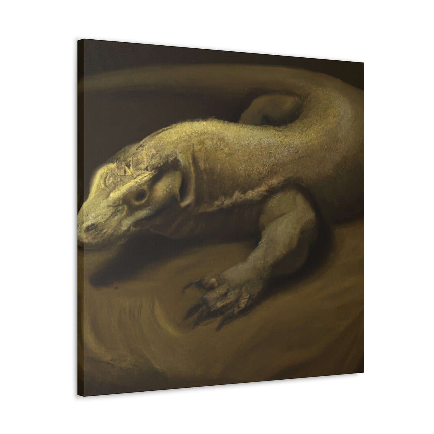 Komodo Dragon Majesty - Canvas