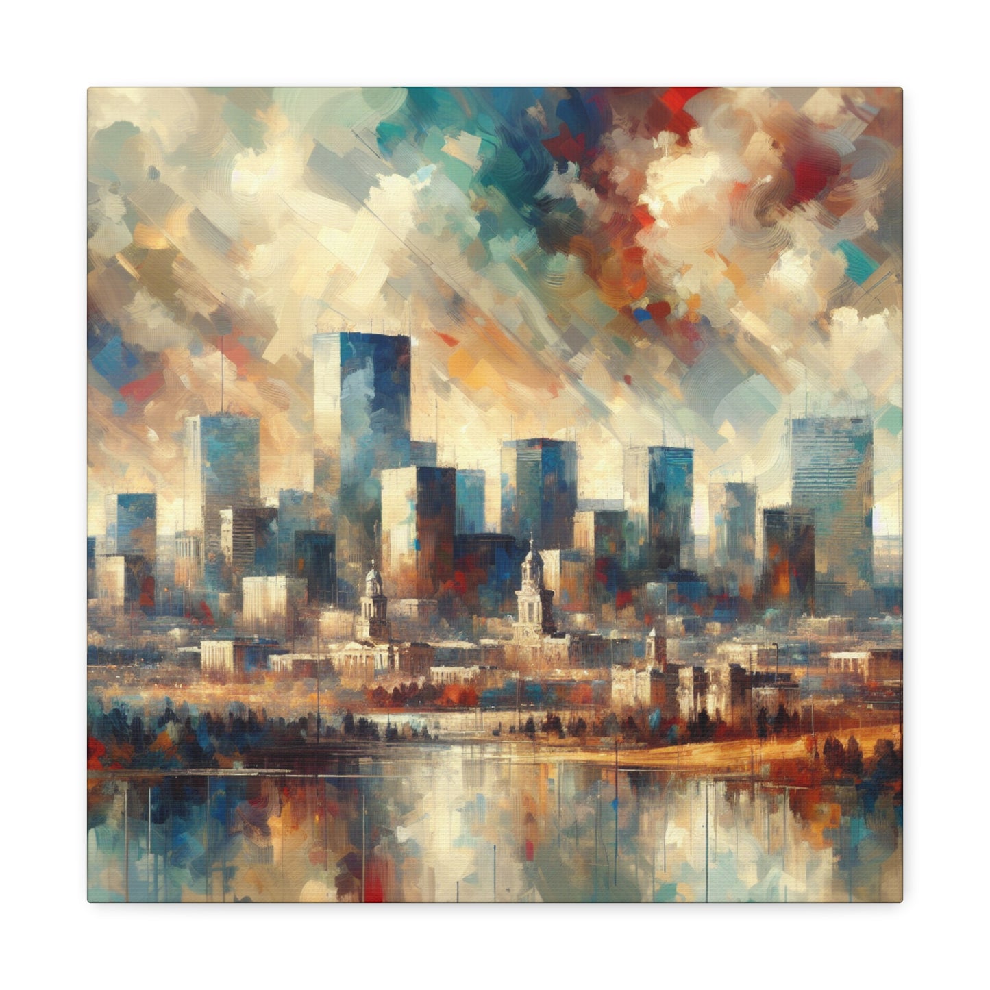 "Whirlwind of Denver" - Canvas