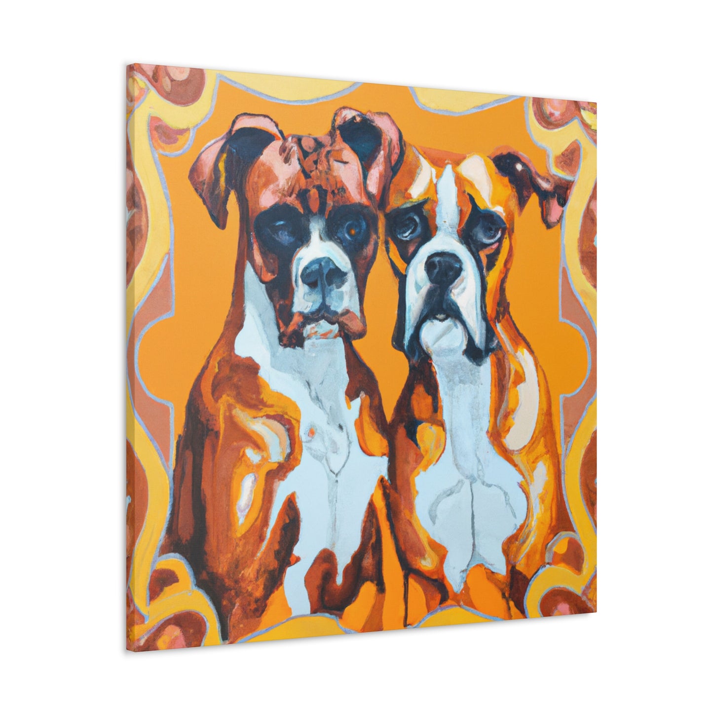 "Boxers in Motion Blur" - Canvas