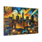 "Gilded City Symphony" - Canvas