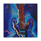 Electric Guitar Shimmering - Canvas