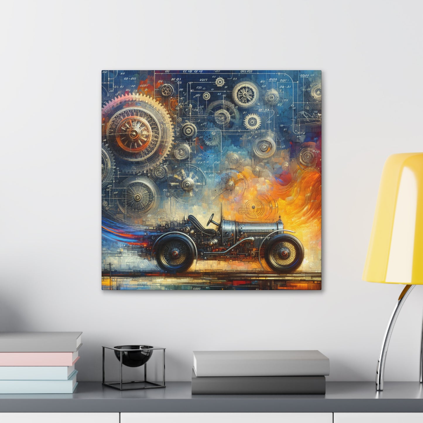 Auto Inventor's Abstract Journey - Canvas