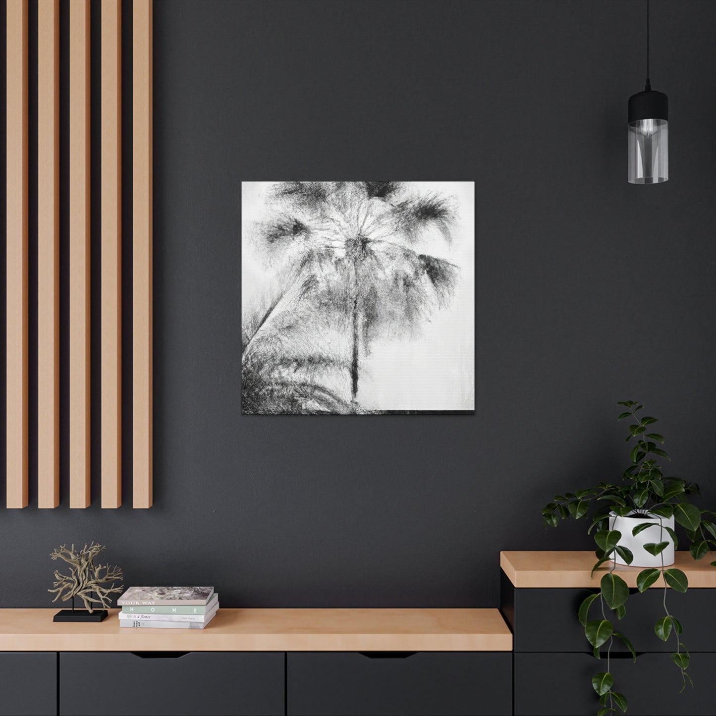 "Palm Tree in Paradise" - Canvas