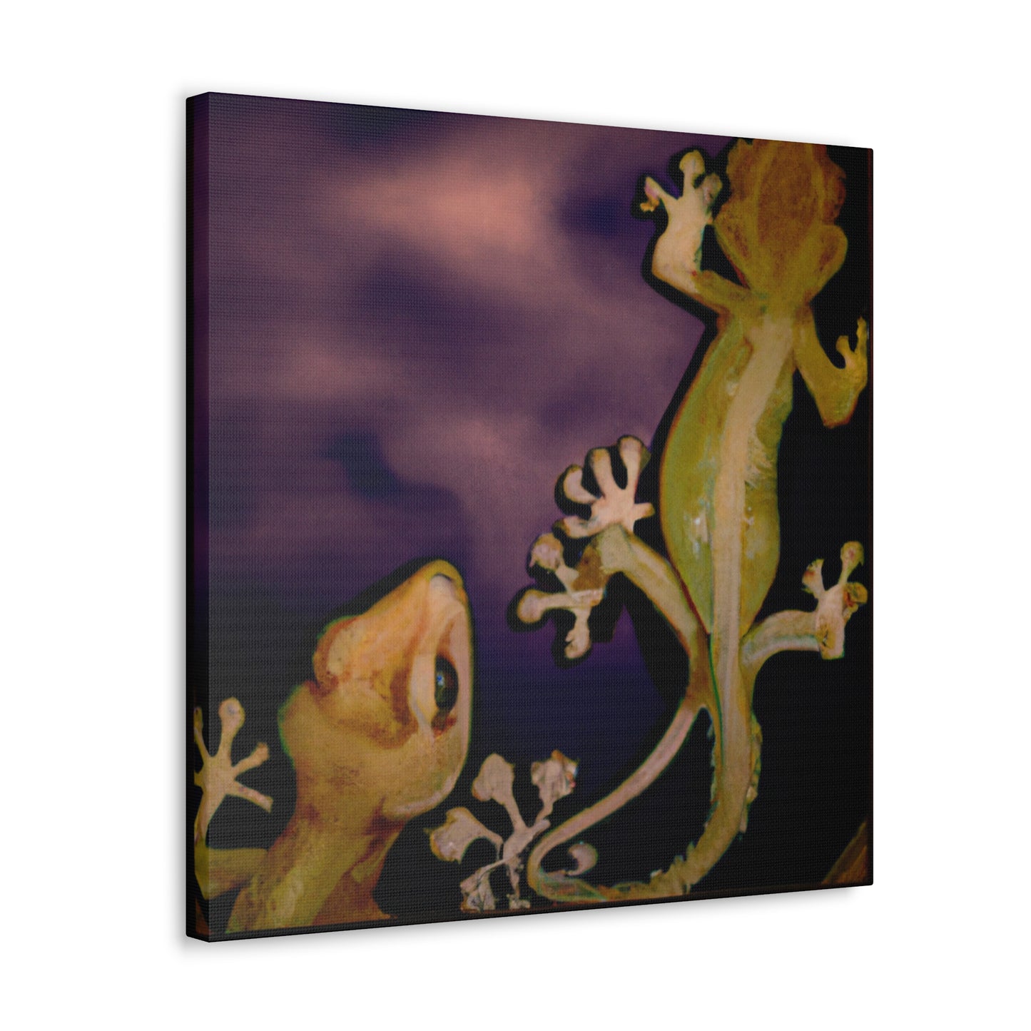 "Crested Gecko Celestial Beauty" - Canvas