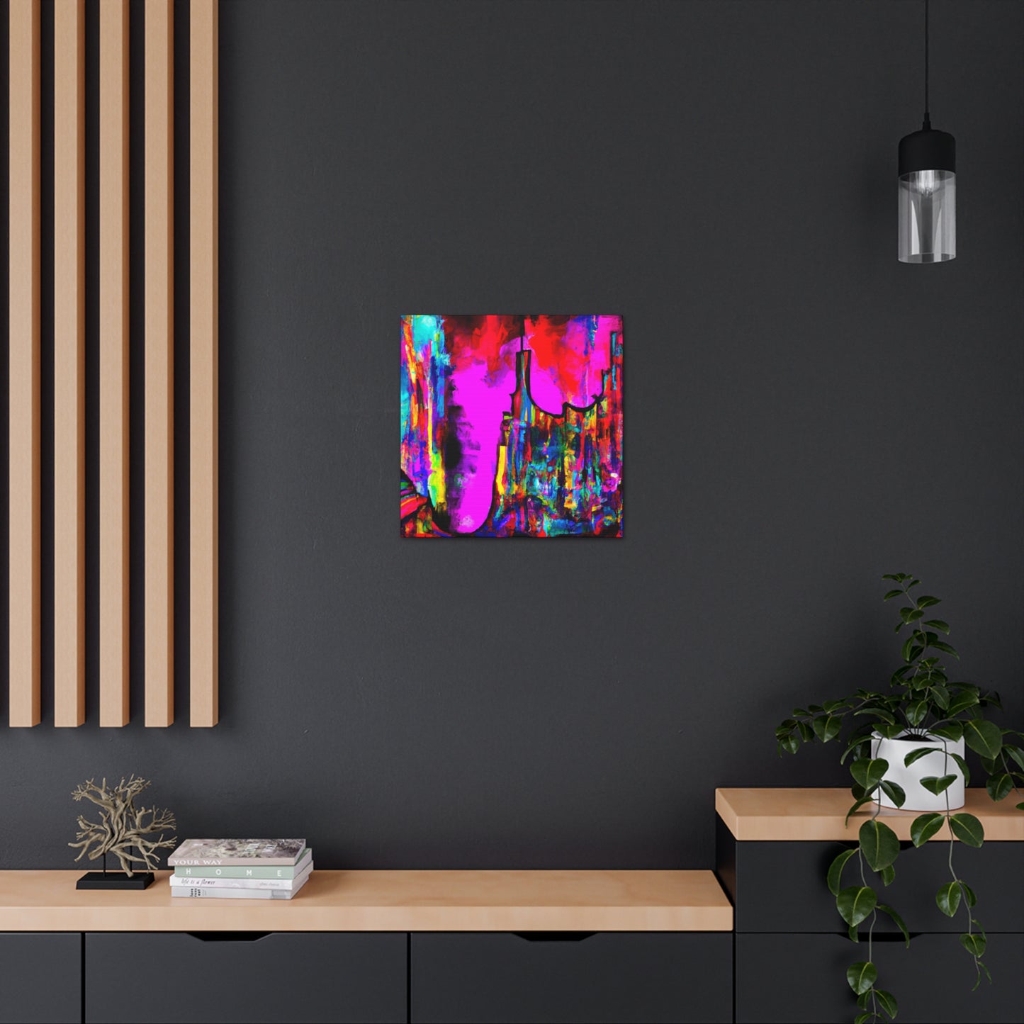 Vibrant Celestial Symphony - Canvas