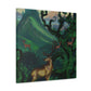 Deer in Neoclassicism - Canvas