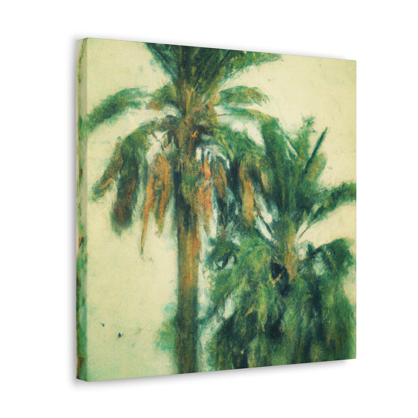 Palm Trees in Louvre - Canvas