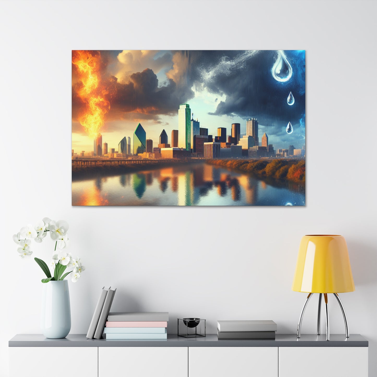 "Vibrant Urban Mosaic" - Canvas