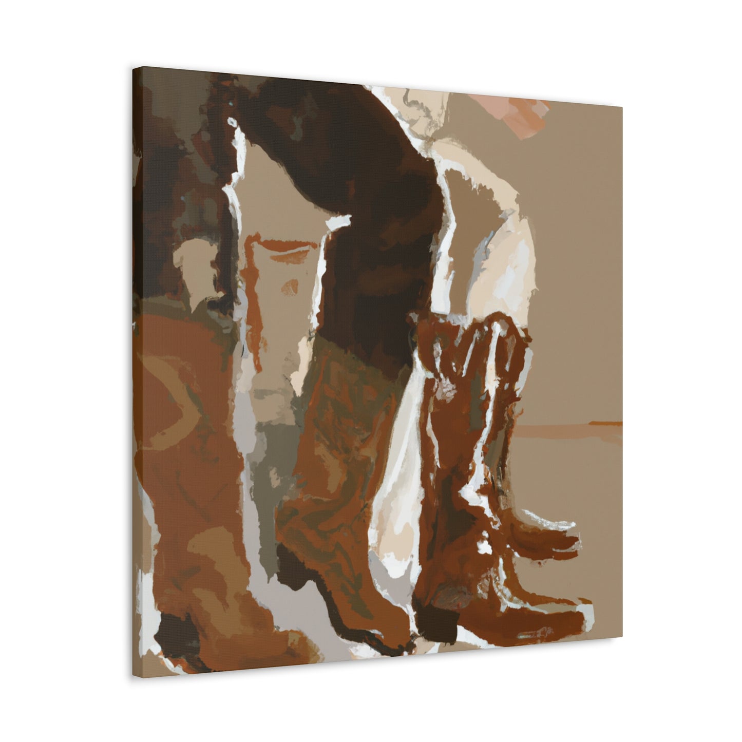 "Boots of Impressionism" - Canvas