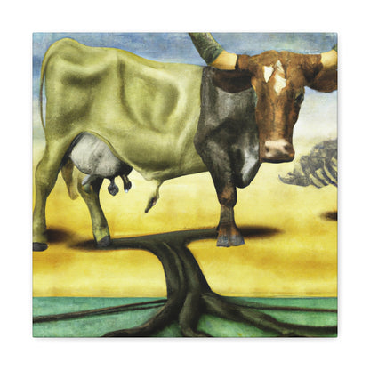 Texas Longhorn Dreamscape - Canvas