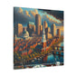 "Harbored Splendors of Boston" - Canvas