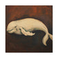 Beluga Whale Serenely - Canvas