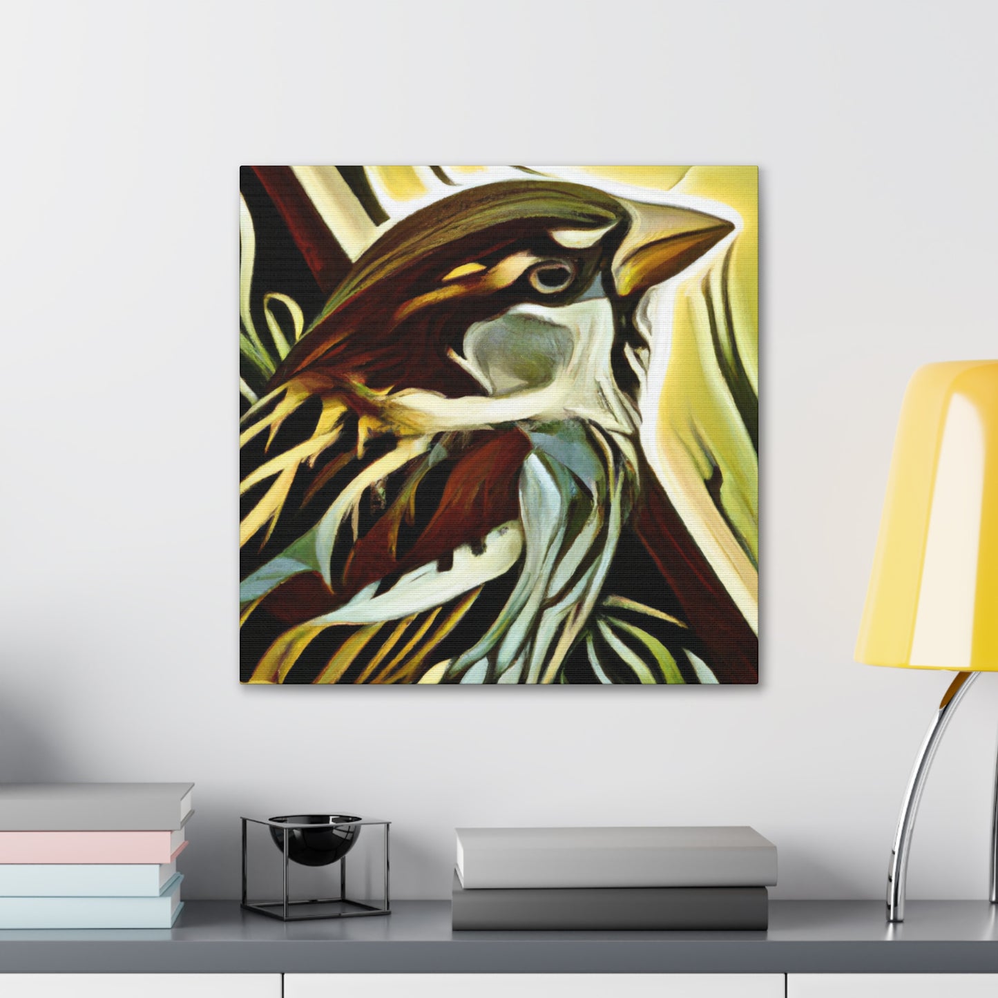 House Sparrow in Bloom - Canvas