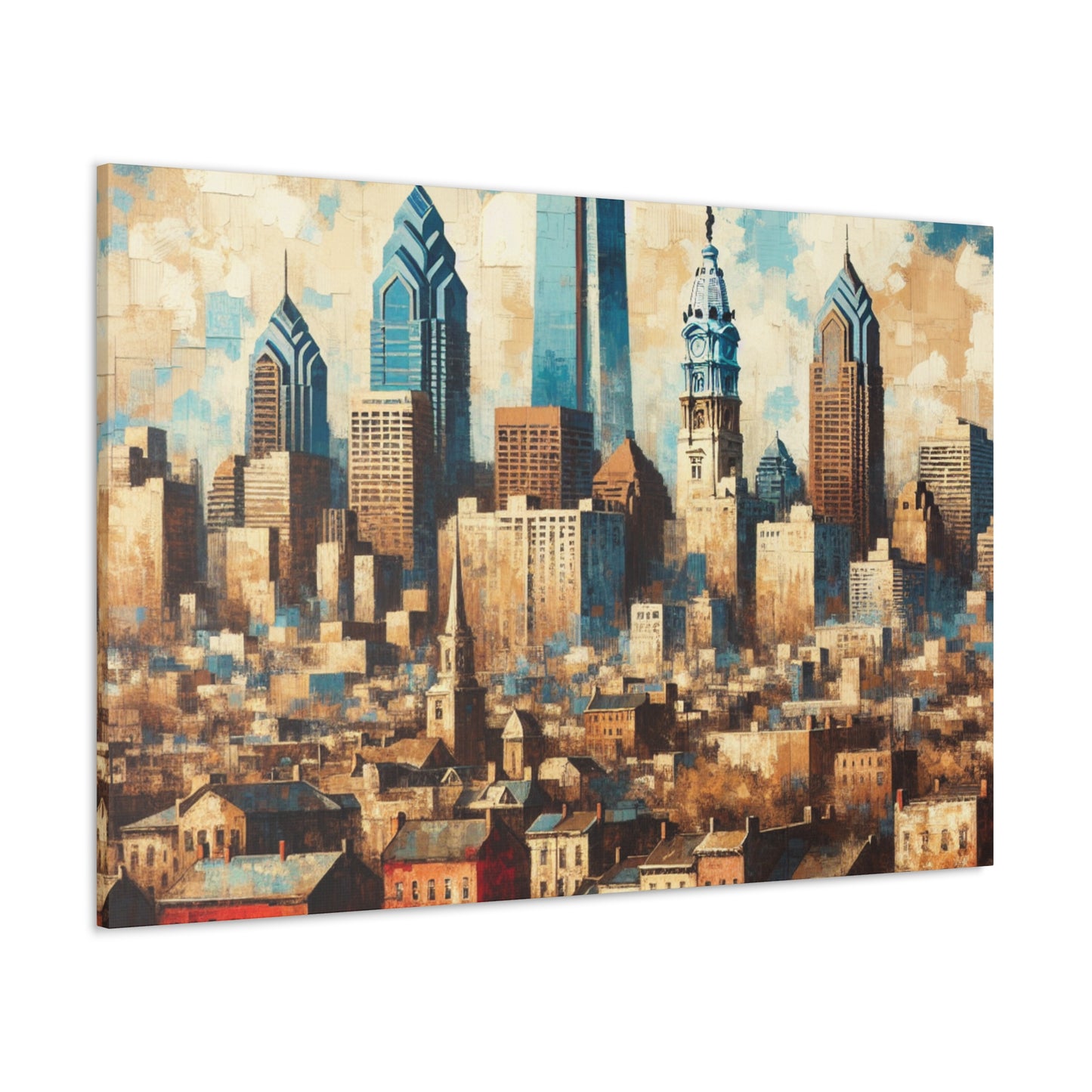 "City of Steel Horizons" - Canvas