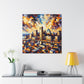 "Abstract Charm City Reflection" - Canvas