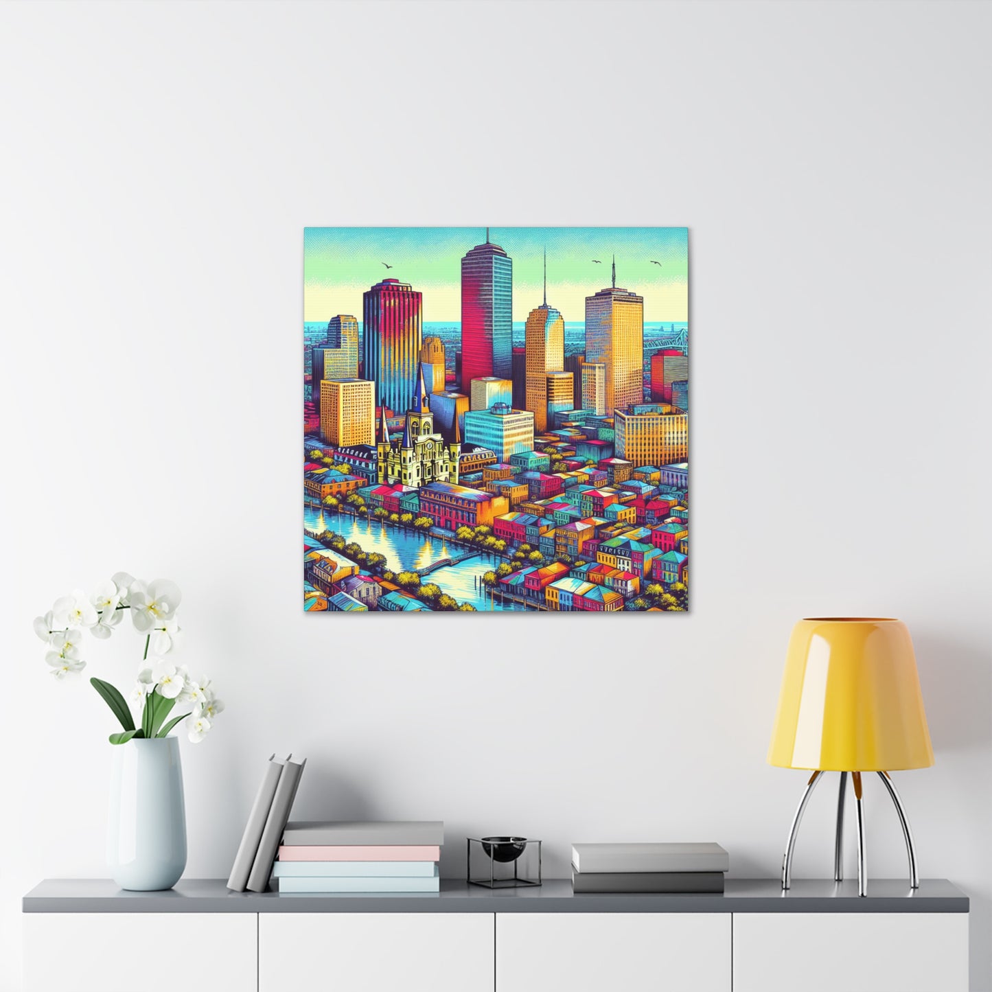 "Vibrant Crescent City Masterpiece" - Canvas