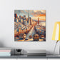 Golden City Horizon - Canvas